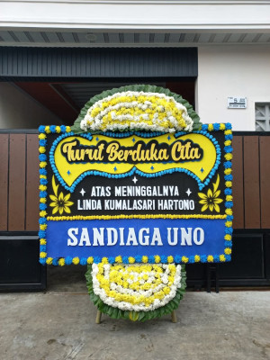 Papan Bunga Duka di Antapani Tengah
